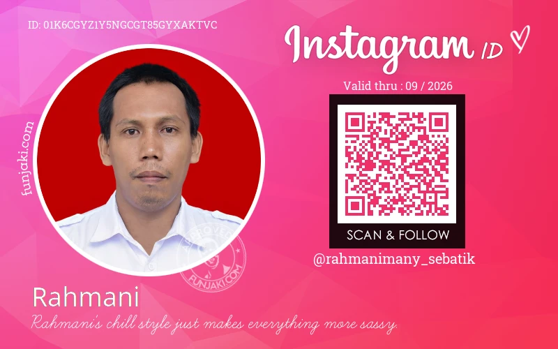 Instagram ID Card