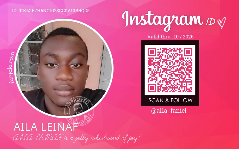 Instagram ID Card