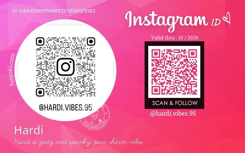 Instagram ID Card