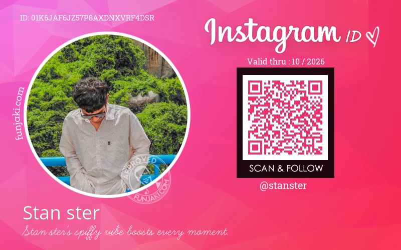 Instagram ID Card