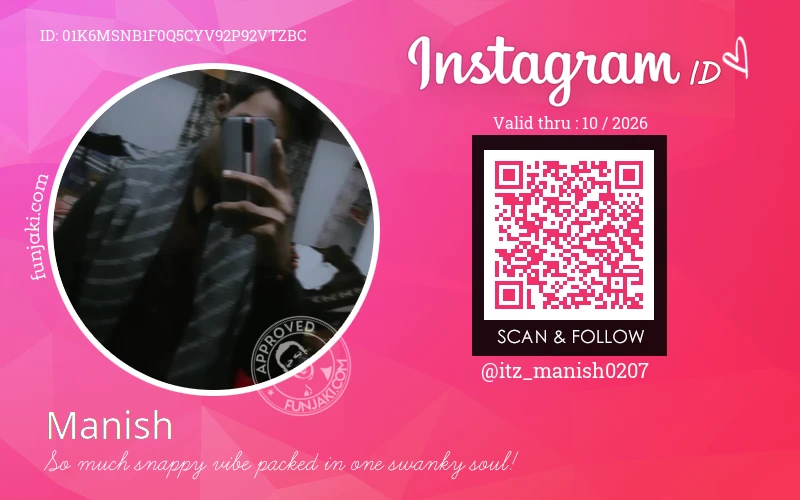 Instagram ID Card