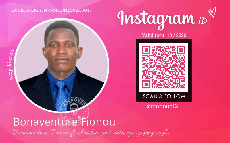 Instagram ID Card