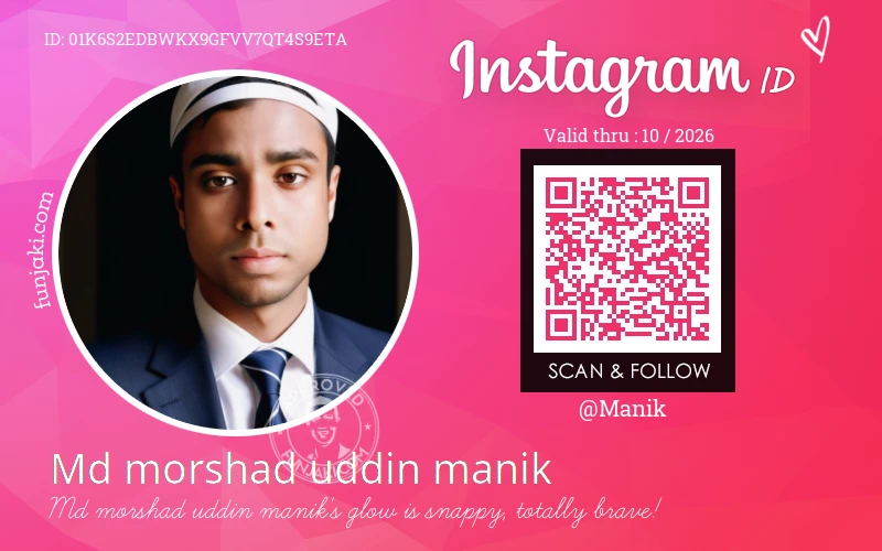 Instagram ID Card