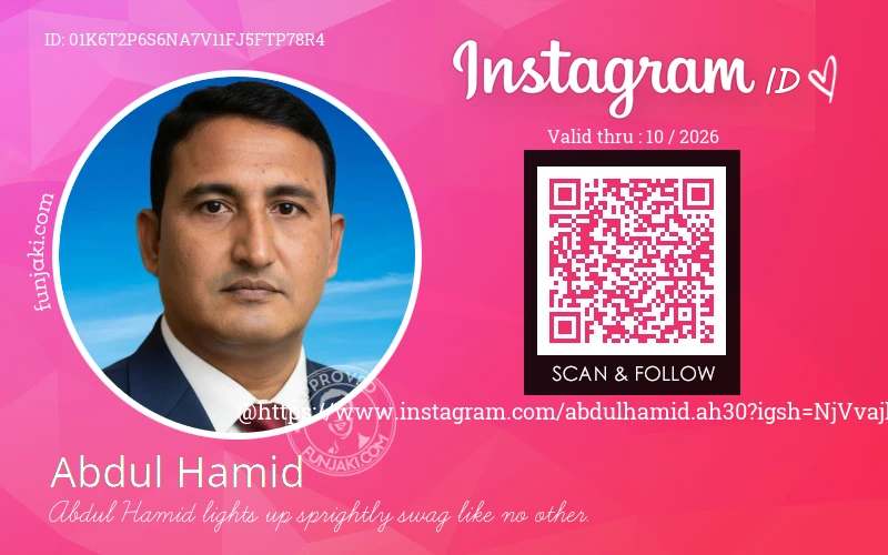 Instagram ID Card