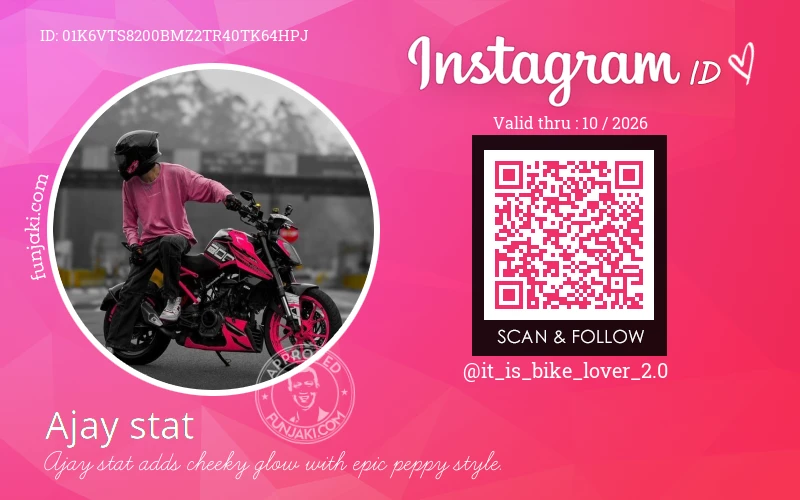 Instagram ID Card