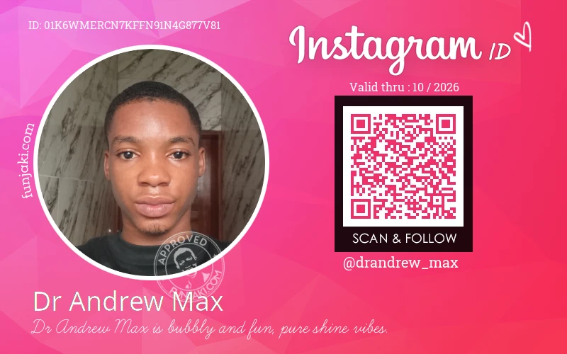 Instagram ID Card