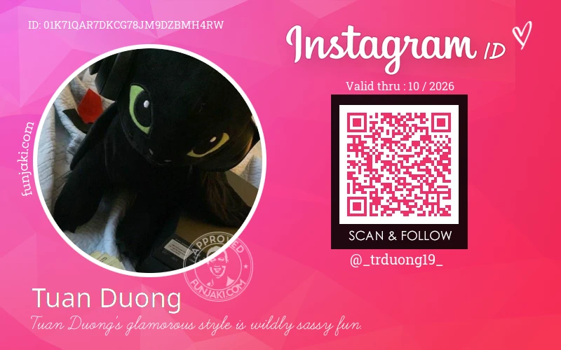Instagram ID Card