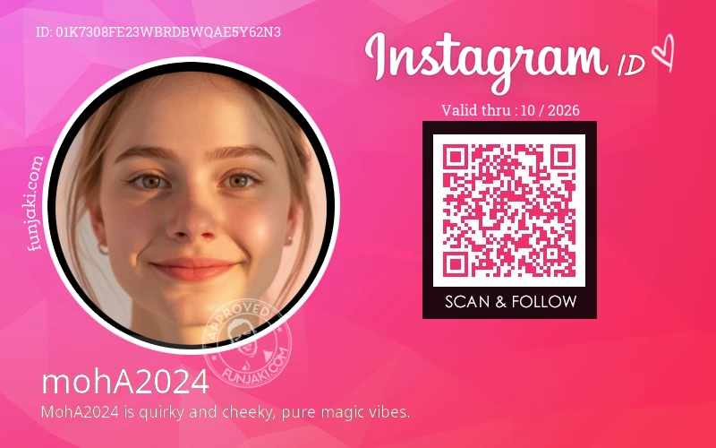 Instagram ID Card