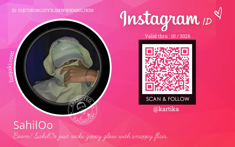 Instagram ID Card