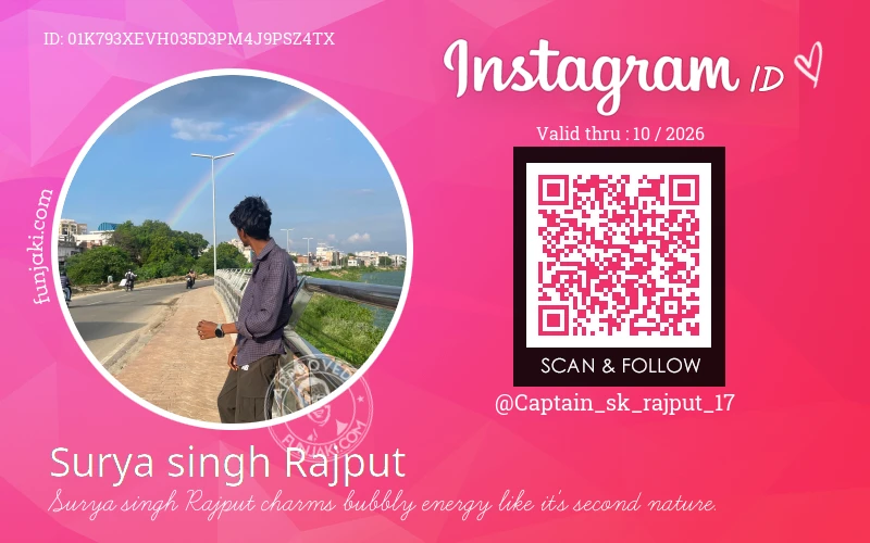 Instagram ID Card