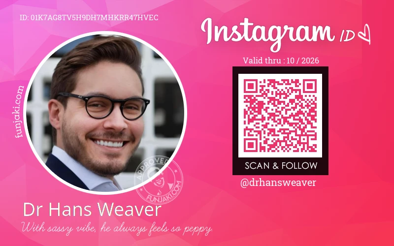 Instagram ID Card