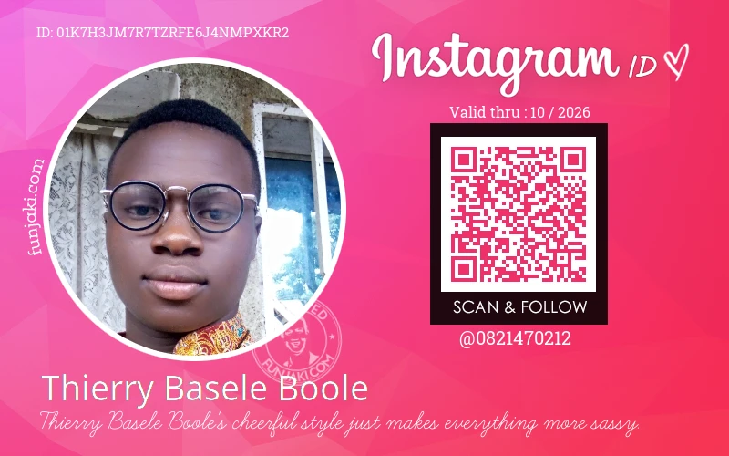 Instagram ID Card