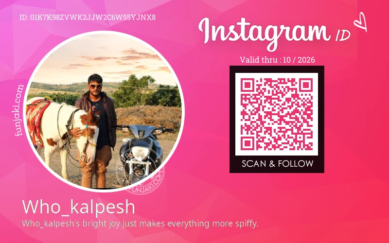 Instagram ID Card