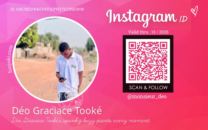 Instagram ID Card
