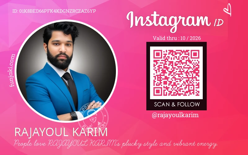 Instagram ID Card