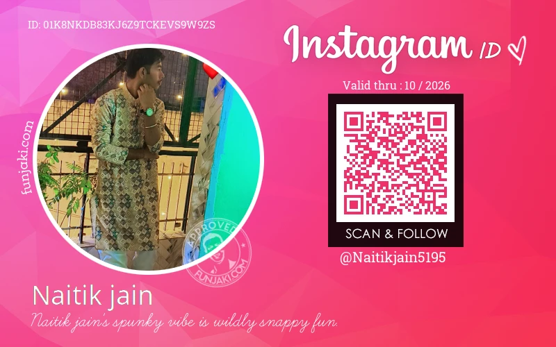 Instagram ID Card
