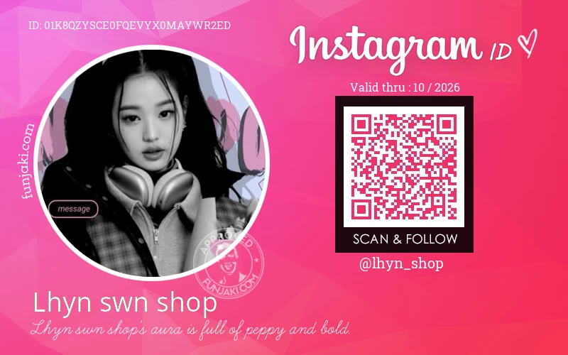 Instagram ID Card