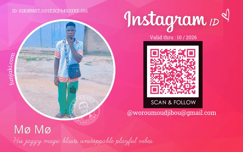 Instagram ID Card