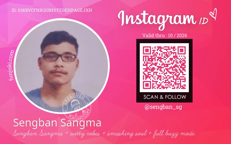Instagram ID Card