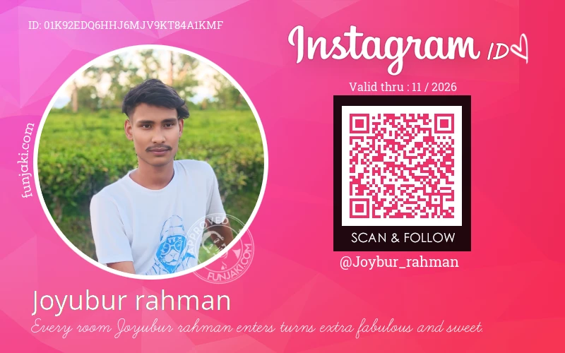 Instagram ID Card