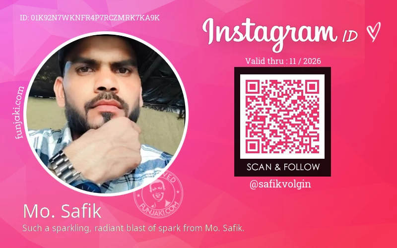 Instagram ID Card