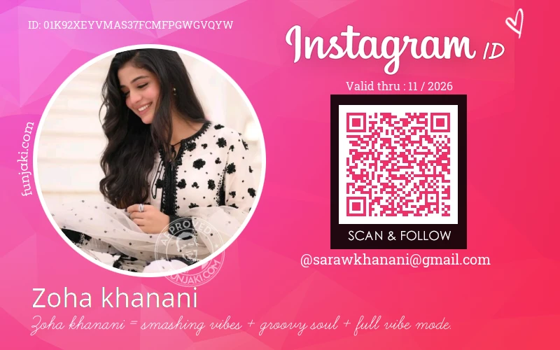 Instagram ID Card