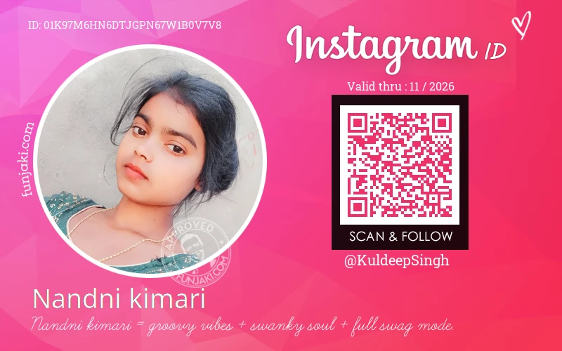 Instagram ID Card