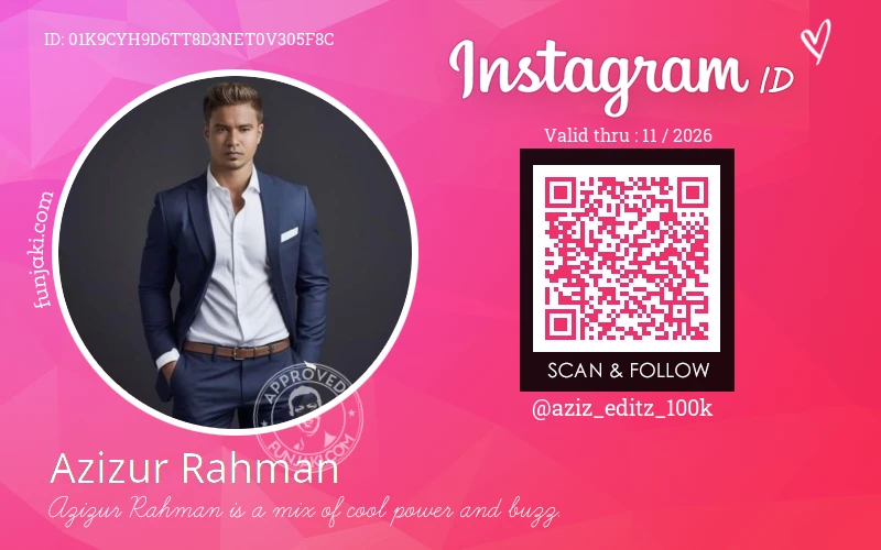 Instagram ID Card