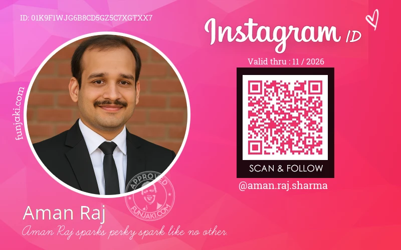 Instagram ID Card