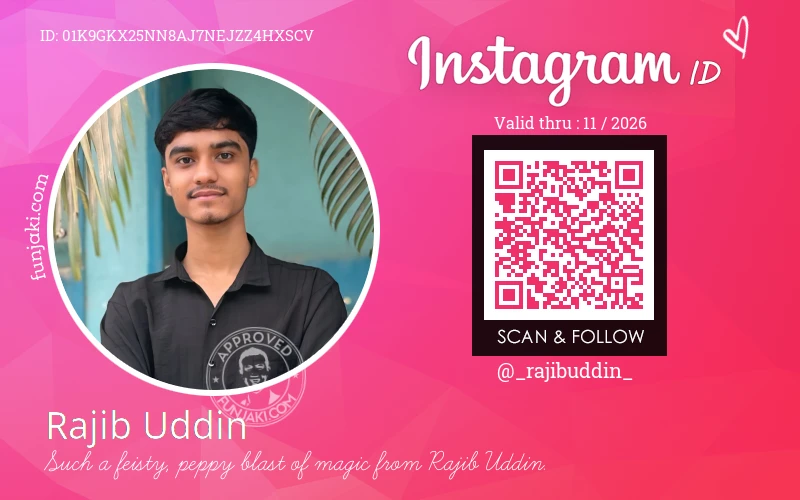 Instagram ID Card