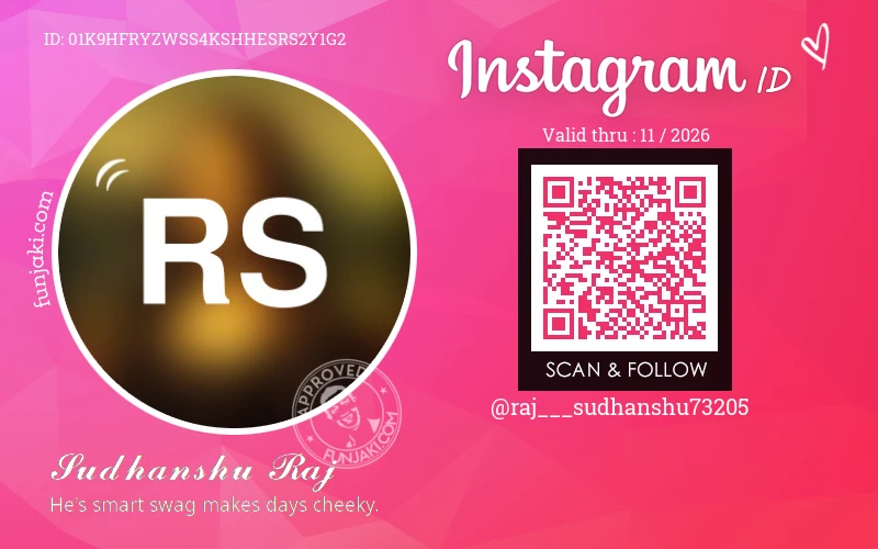 Instagram ID Card