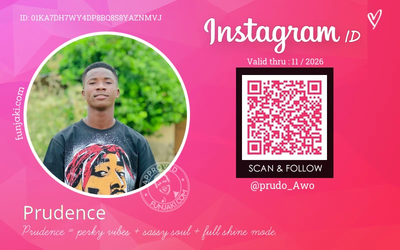 Instagram ID Card
