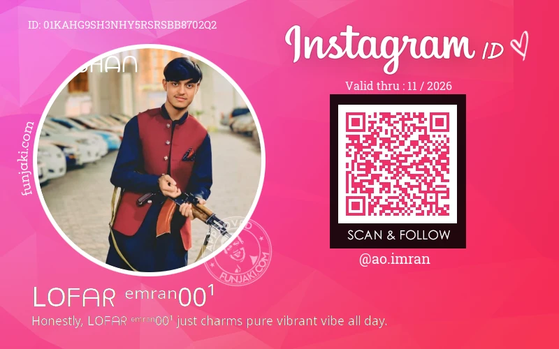 Instagram ID Card