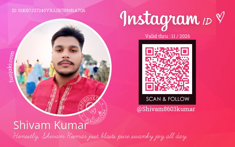 Instagram ID Card