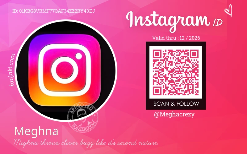 Instagram ID Card