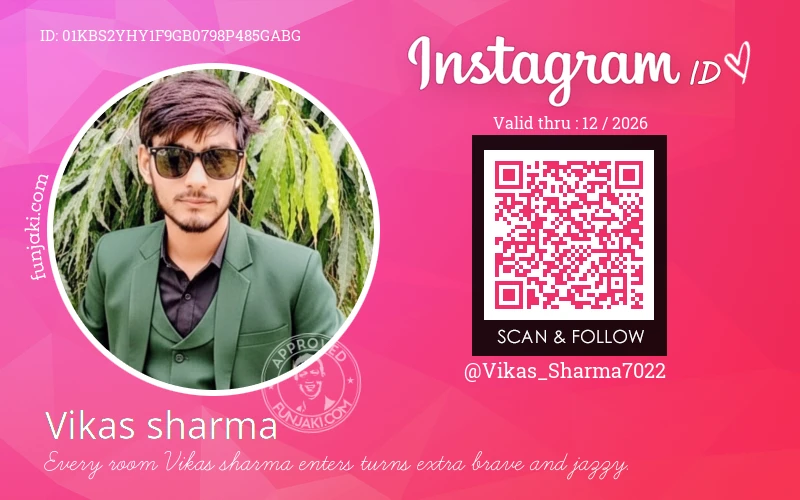 Instagram ID Card