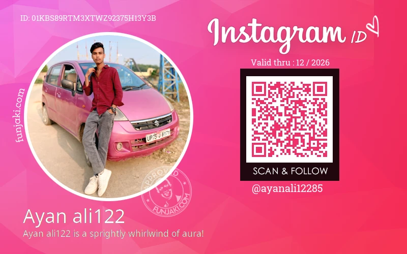 Instagram ID Card