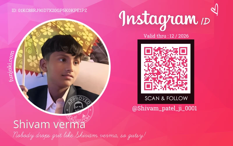 Instagram ID Card