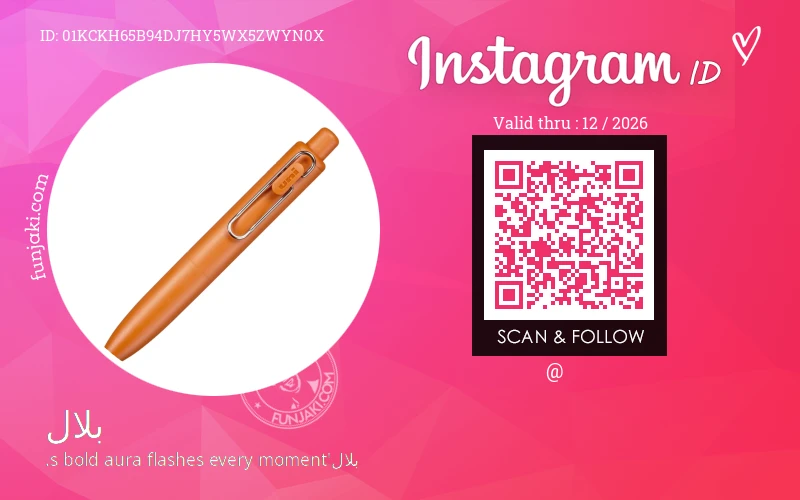 Instagram ID Card
