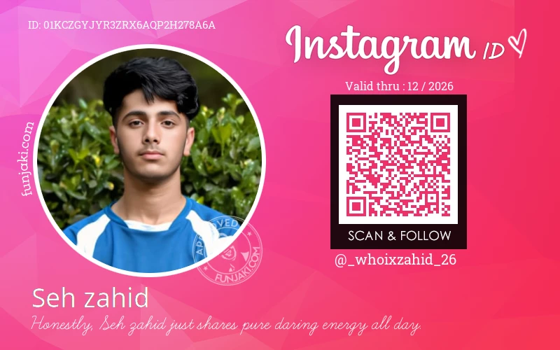 Instagram ID Card