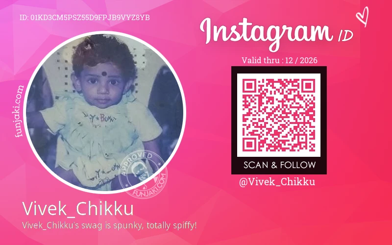 Instagram ID Card