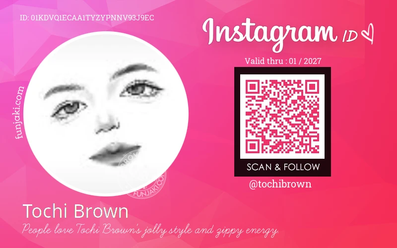 Instagram ID Card