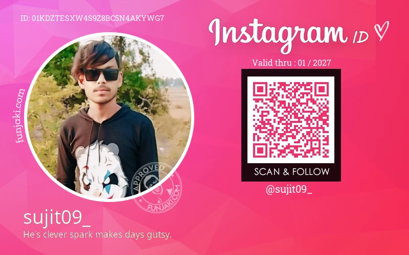 Instagram ID Card