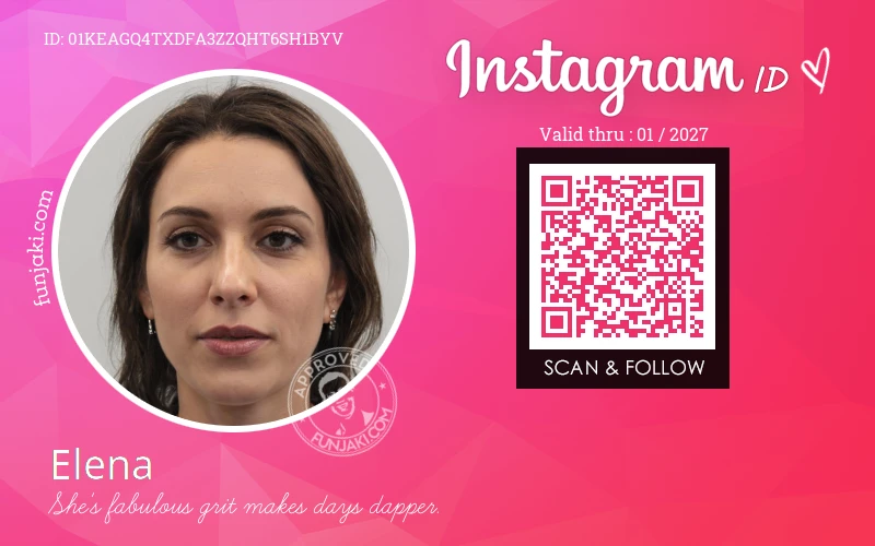Instagram ID Card