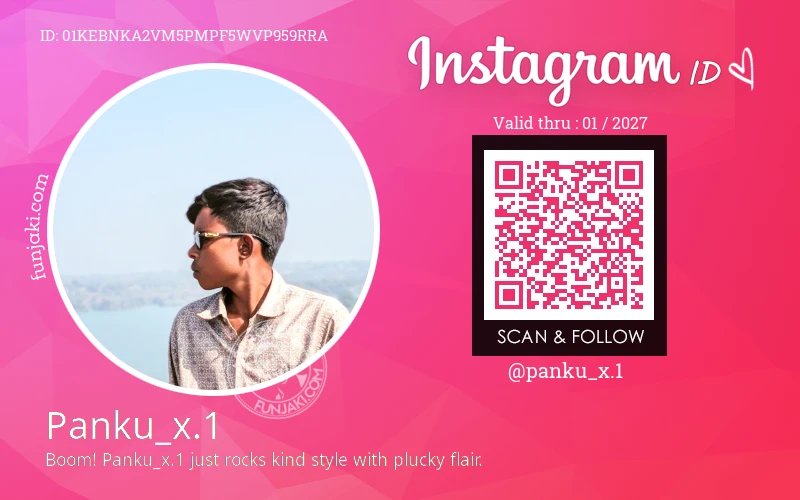 Instagram ID Card