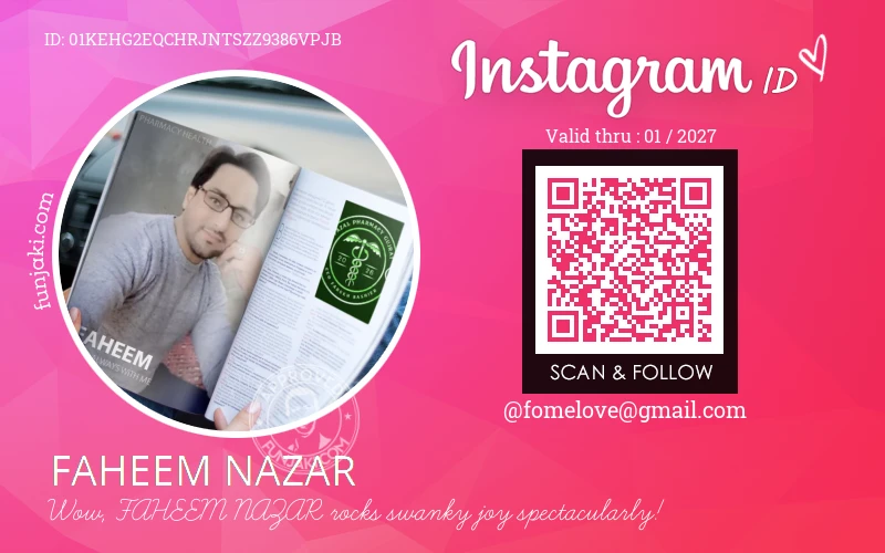 Instagram ID Card