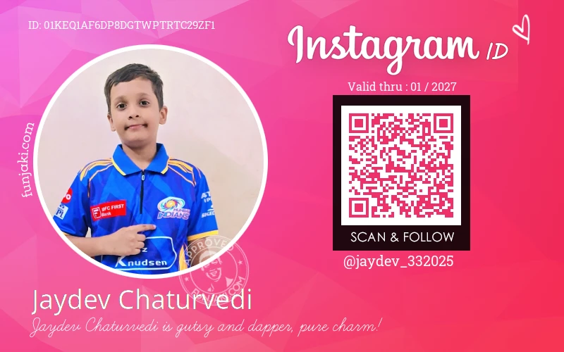 Instagram ID Card