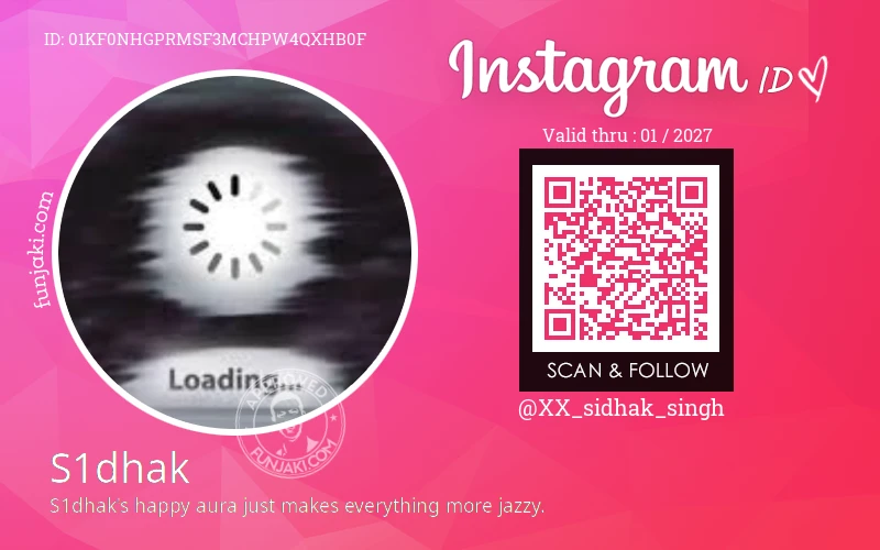 Instagram ID Card