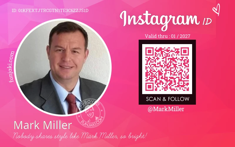 Instagram ID Card