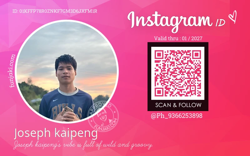 Instagram ID Card